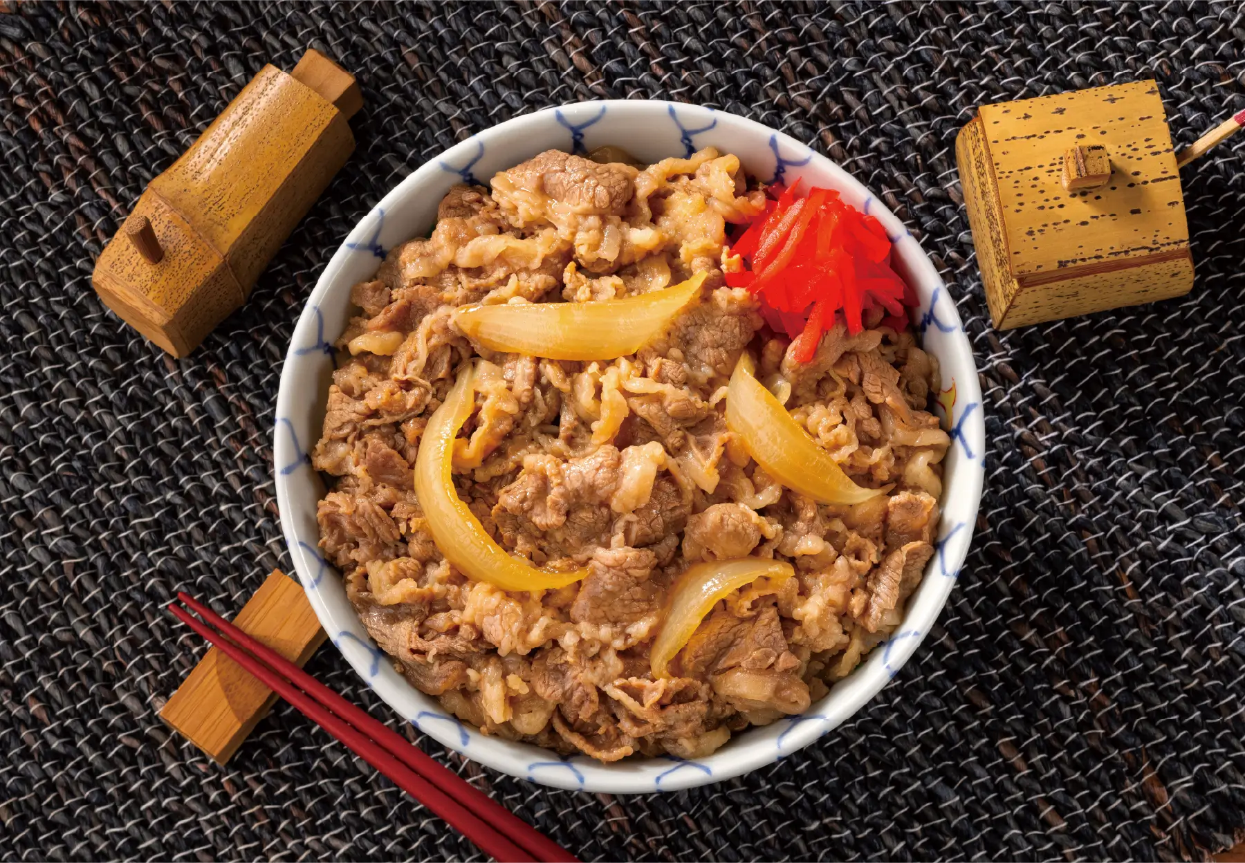 Quality GYU-DON, a beef sukiyaki bowl.